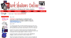 Desktop Screenshot of darkshadowsonline.com